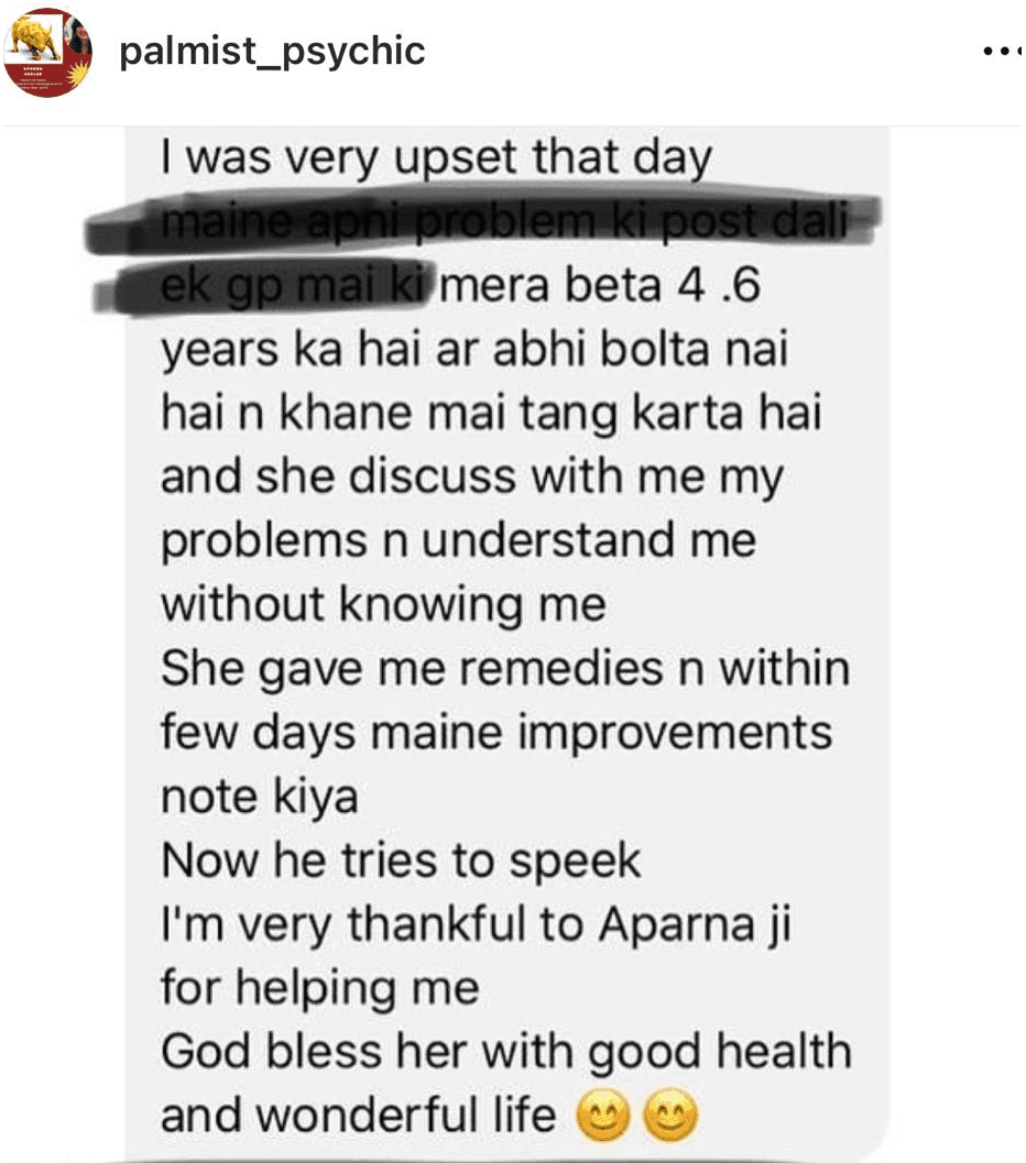 Client testimonial 1